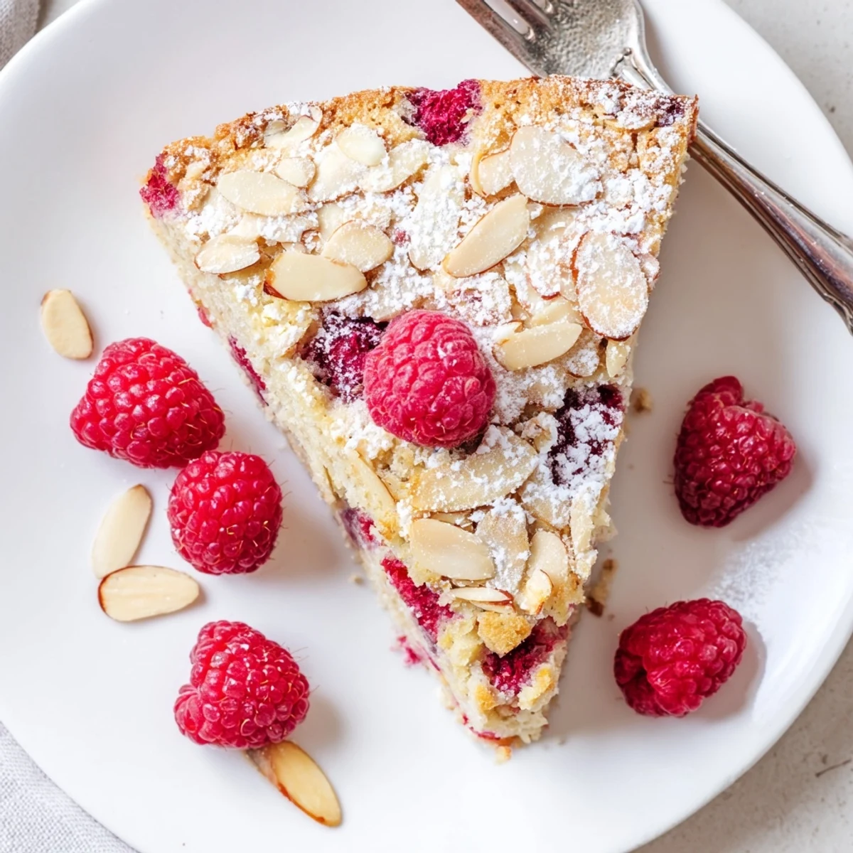 Almond Raspberry Cake