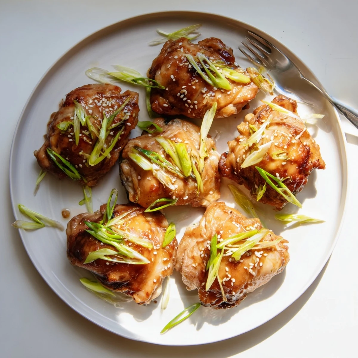 Savory Five Spice Chicken drumsticks glazed with honey soy marinade, fresh from the oven