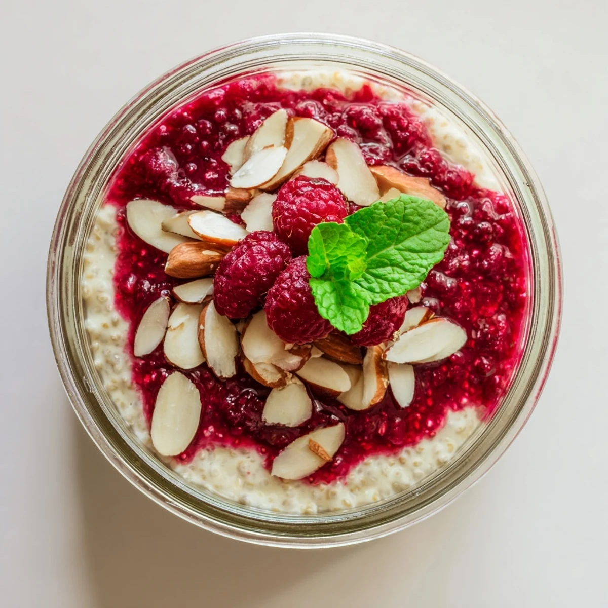 Raspberry Chia Maple Pudding