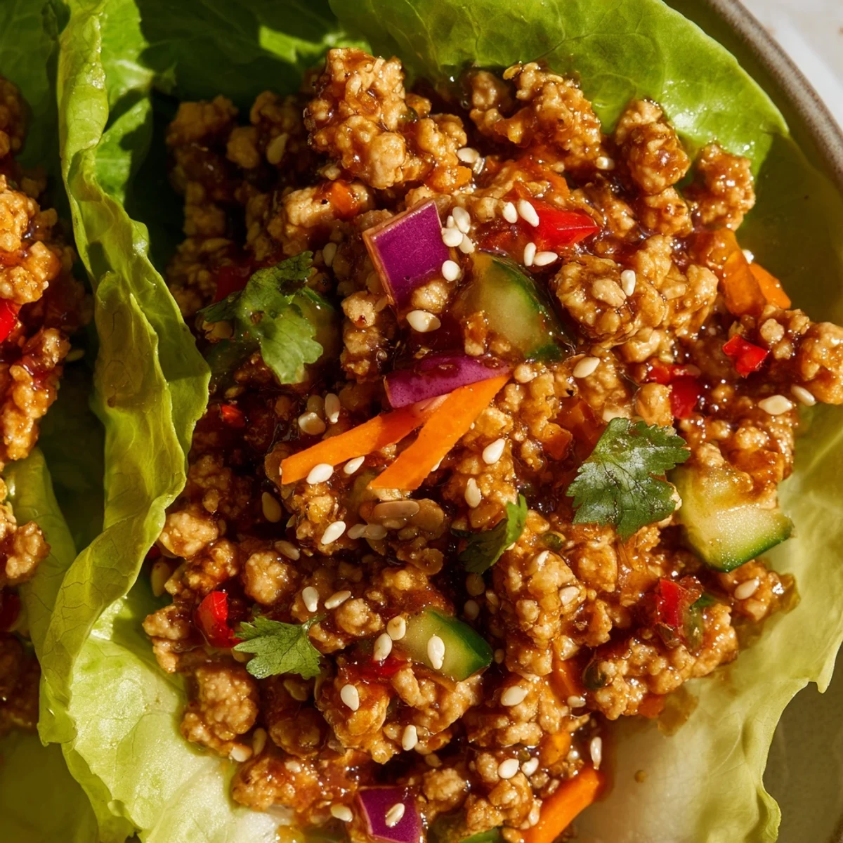 Healthy Ground Turkey Lettuce Bowls