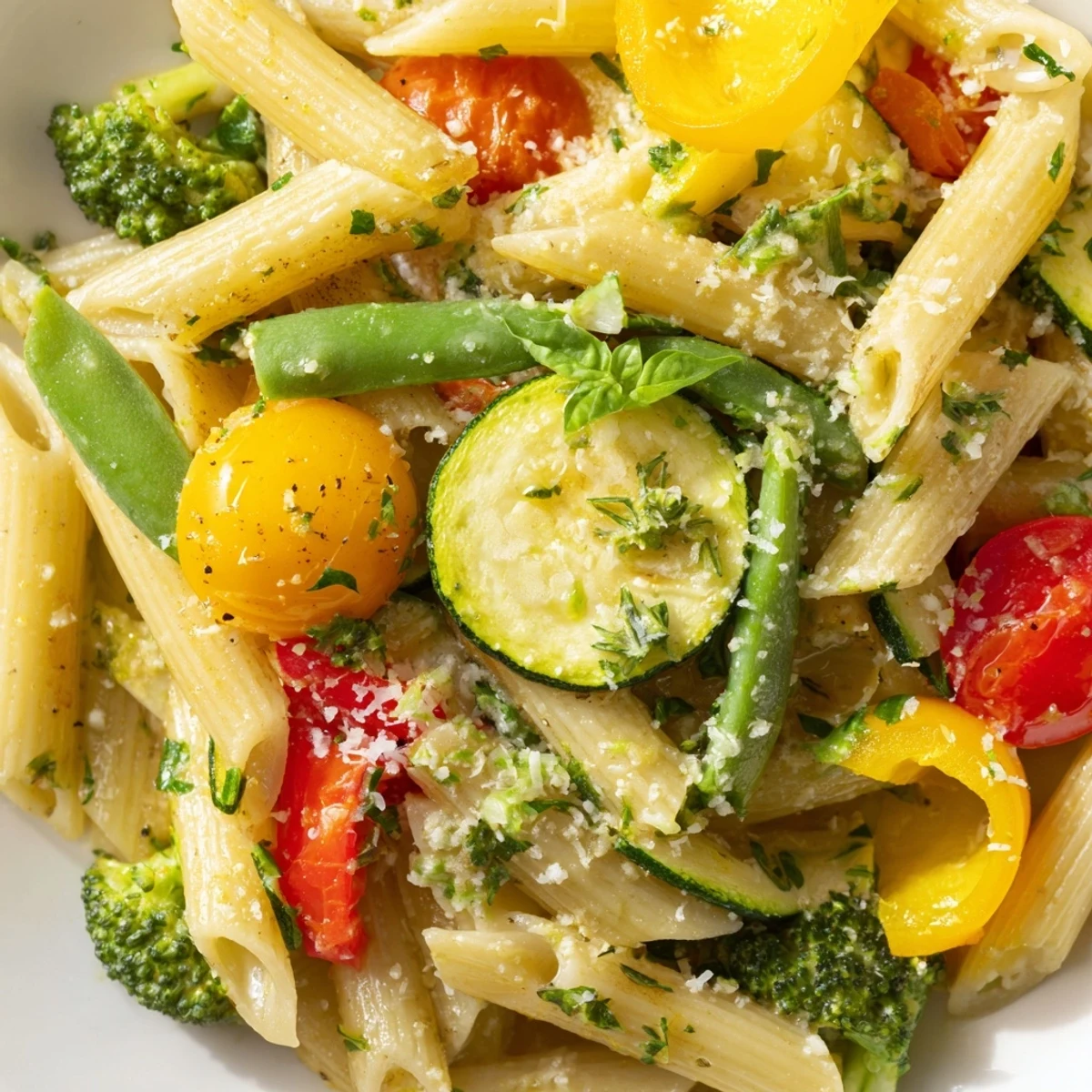 Pasta Primavera Italian Spring Vegetables