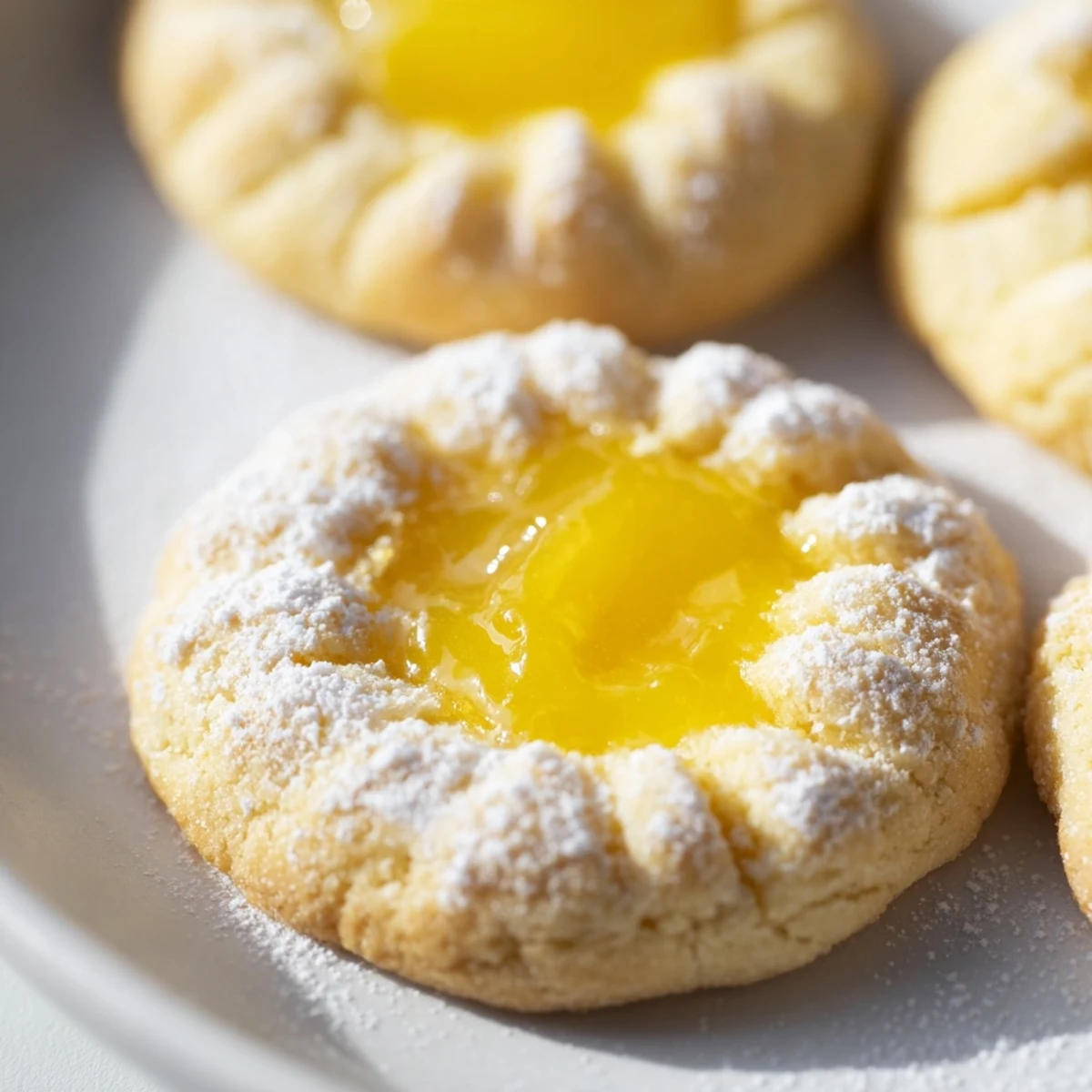Lemon Curd Butter Cookies