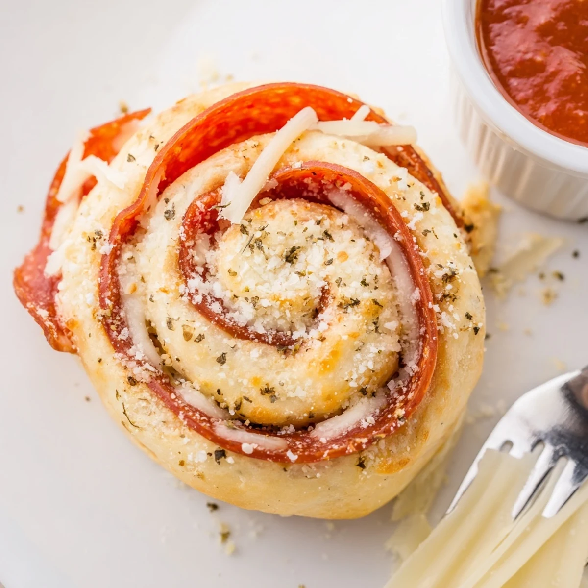 Serve Pepperoni Pizza Roll Breadsticks Recipe warm with tangy marinara, crisp browned crust