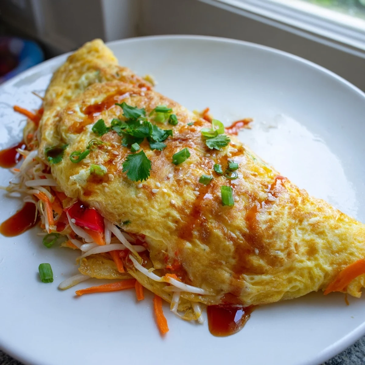 Chinese Omelette with Vegetables