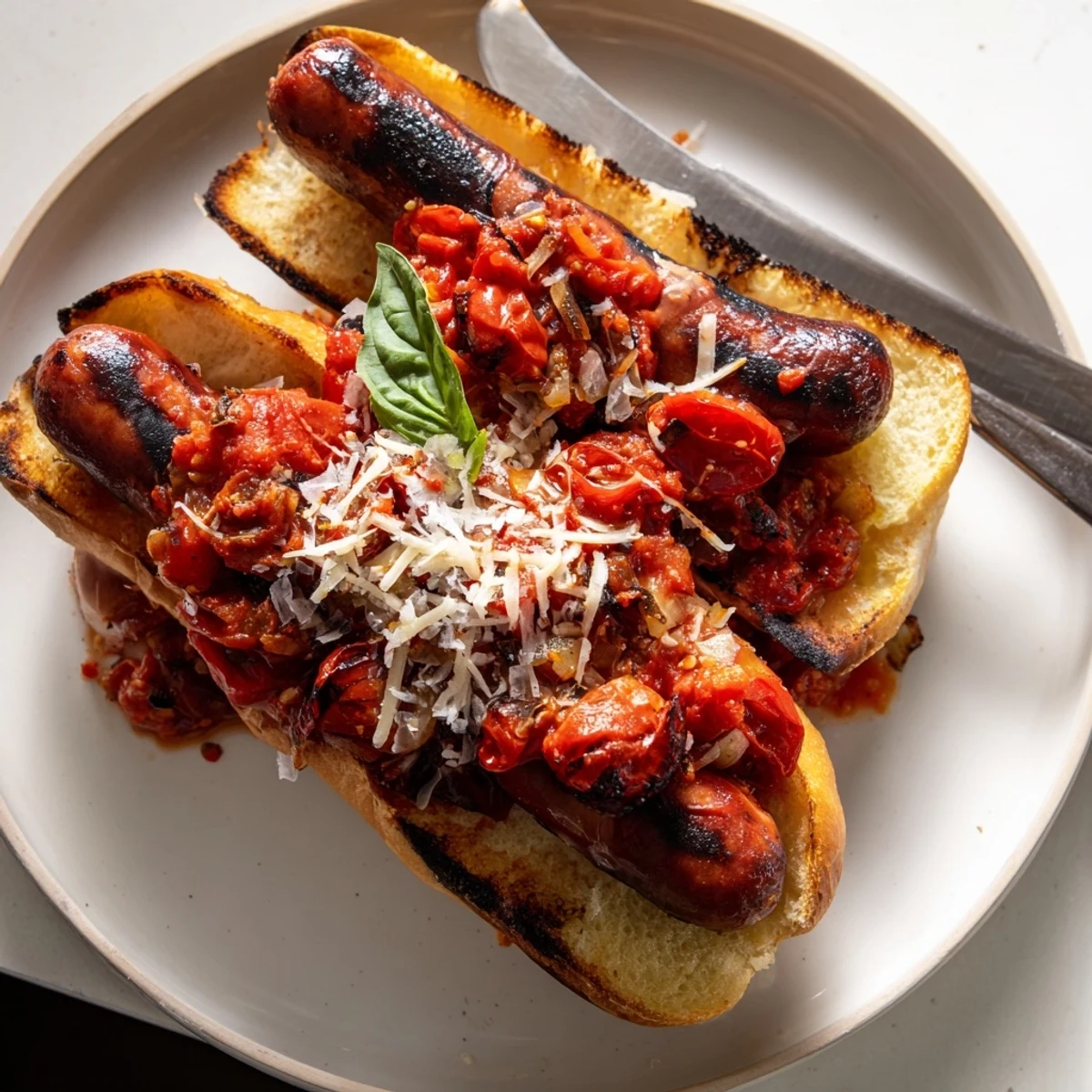 Grilled Sausage Grinders
