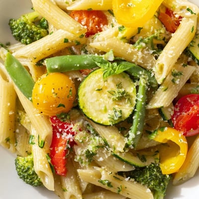 Pasta Primavera Italian Spring Vegetables