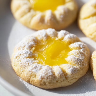 Lemon Curd Butter Cookies