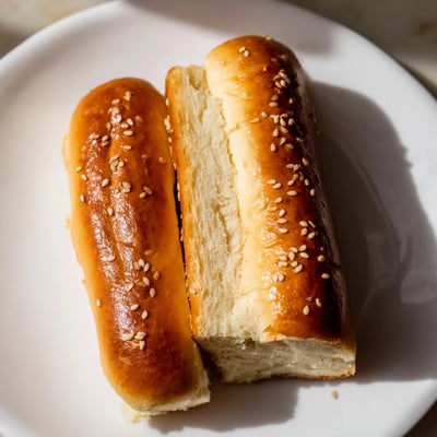 Sourdough Discard Hot Dog Buns