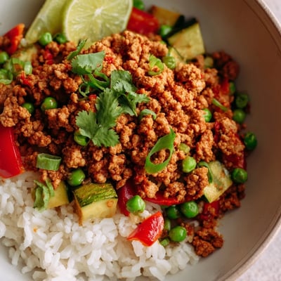 Spiced Turkey Rice Bowls